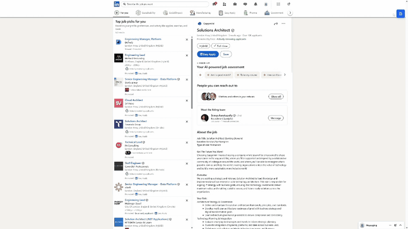 Auto-Fill the Application