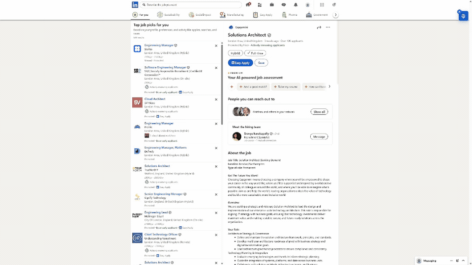 AI-Powered CV Matching